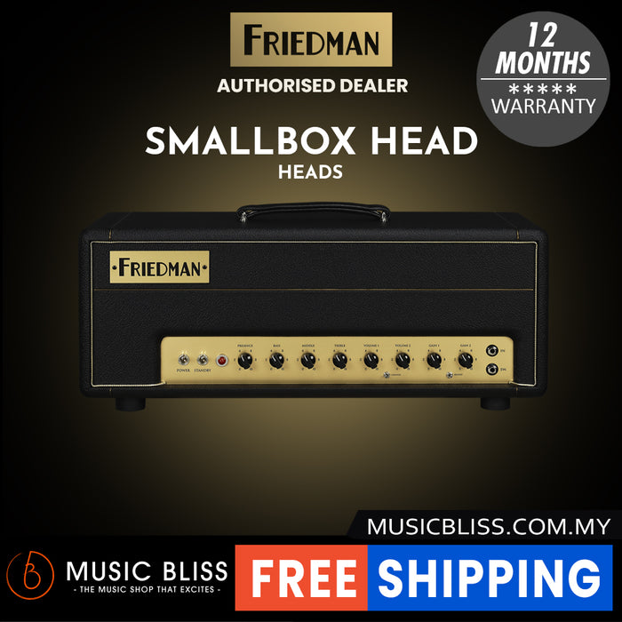 Friedman Small Box 50-watt 2-channel Tube Head