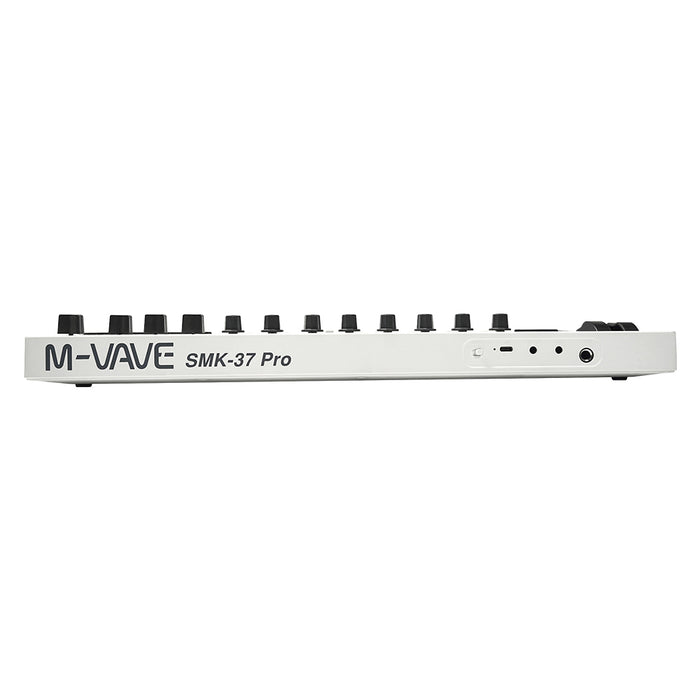 M-Vave SMK37 Pro 37-Key MIDI Keyboard Controller, Wireless & USB-MIDI, Drum Pads, OLED Display, DAW Control