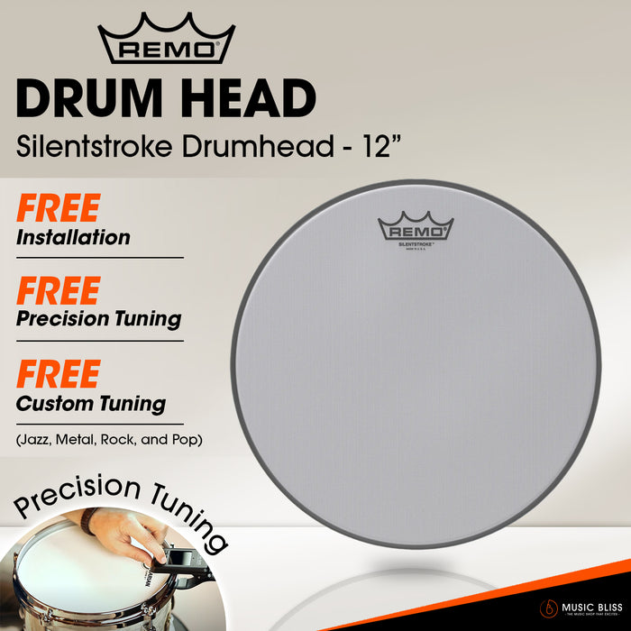 Remo Silentstroke Drumhead (Available in sizes 8"-20") [Free In-Store Installation]