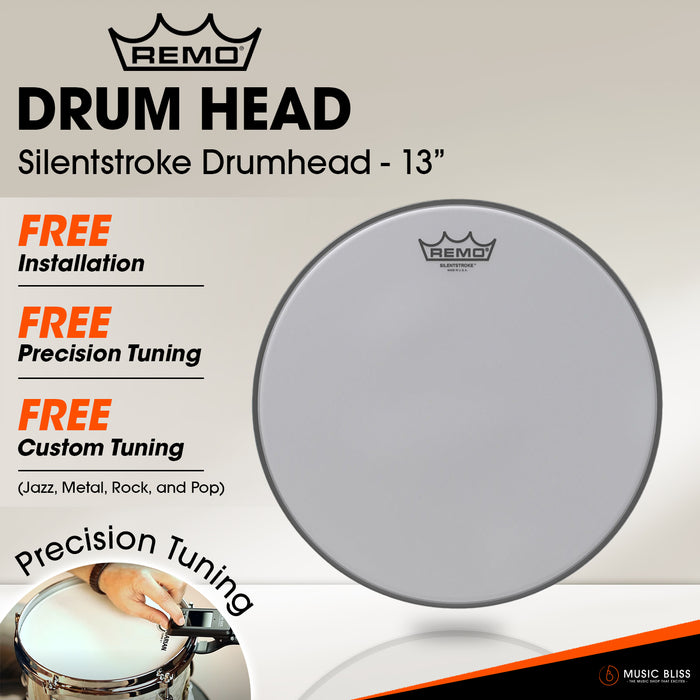 Remo Silentstroke Drumhead (Available in sizes 8"-20") [Free In-Store Installation]