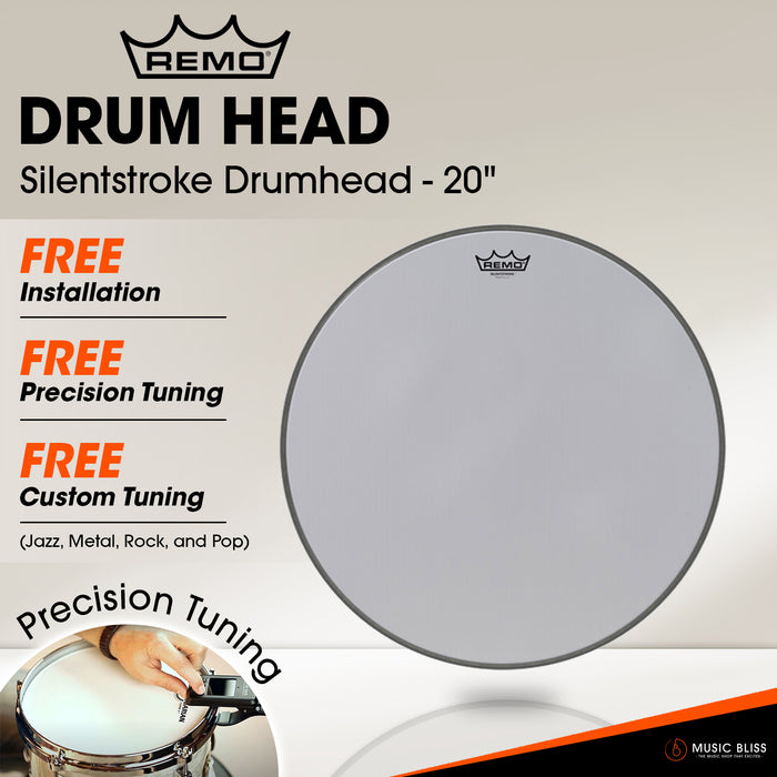 Remo Silentstroke Drumhead (Available in sizes 8"-20") [Free In-Store Installation]