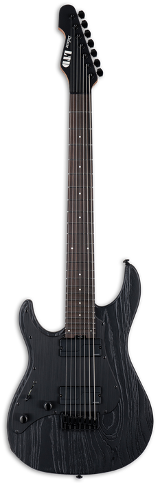 ESP LTD SN-1007 HT Baritone Left-Handed Electric Guitar - Black Blast - Music Bliss Malaysia