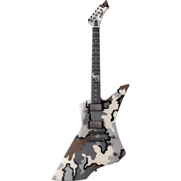 ESP Original JAMES HETFIELD Signature SNAKEBYTE - CAMO [MIJ - Made in Japan] - Music Bliss Malaysia
