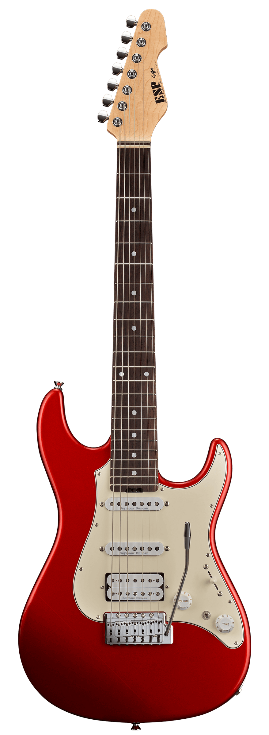 Snappers Musical Instruments ESP Original SNAPPER-7-AL/R - Vintage Candy Apple Red [MIJ - Made in ...