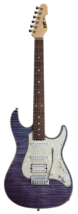 ESP Original SNAPPER-CTM FM/HR - Indigo Purple [MIJ - Made in Japan] - Music Bliss Malaysia