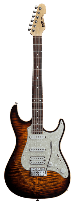 ESP Original SNAPPER-CTM FM/HR - Tiger Eye Sunburst [MIJ - Made in Japan] - Music Bliss Malaysia