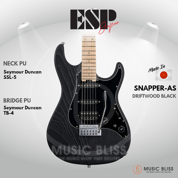 ESP Original SNAPPER-AS/M DRIFTWOOD - Black [MIJ - Made In Japan]