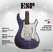 ESP Original SNAPPER-CTM FM/HR - Indigo Purple [MIJ - Made in Japan] - Music Bliss Malaysia