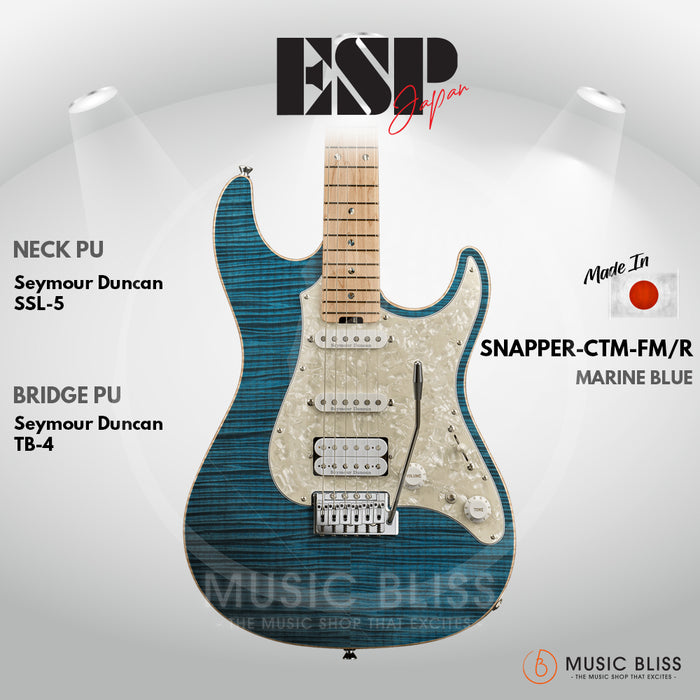 ESP Original SNAPPER-CTM FM/M - Marine Blue [MIJ - Made In Japan]