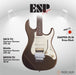 ESP Original SNAPPER-FR/M - Brass Black [MIJ - Made in Japan] - Music Bliss Malaysia