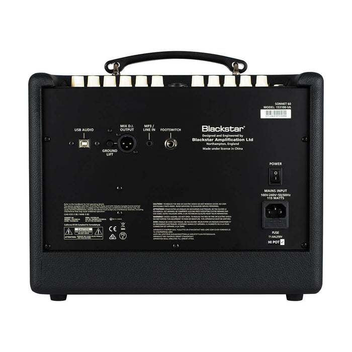 Blackstar Sonnet 60 - 60-watt 1x6.5-inch Combo Amp - Black