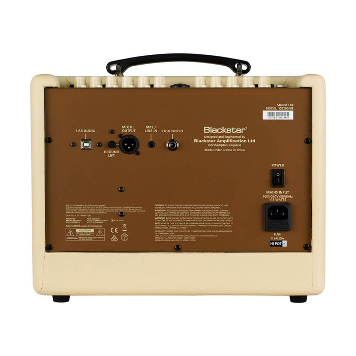 Blackstar Sonnet 60 - 60-watt 1x6.5-inch Combo Amp - Blonde