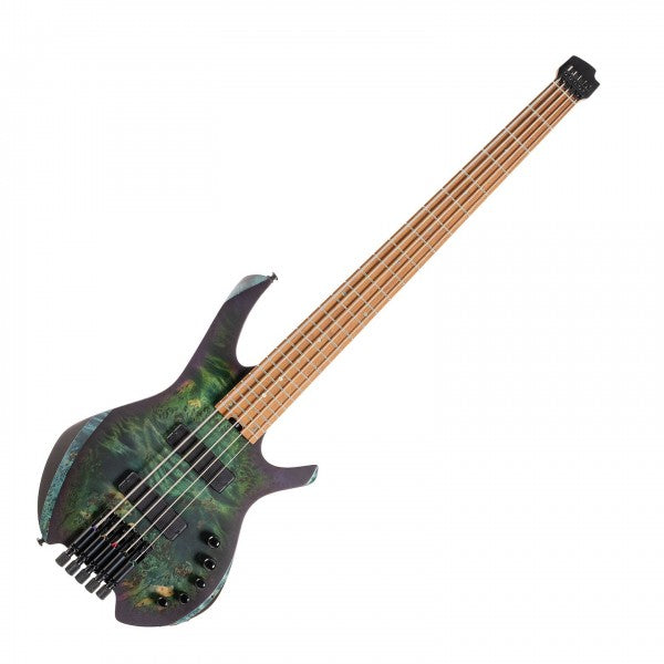 Cort Artisan Space 5 5-String Bass Guitar with Bag - Star Dust Green - Music Bliss Malaysia