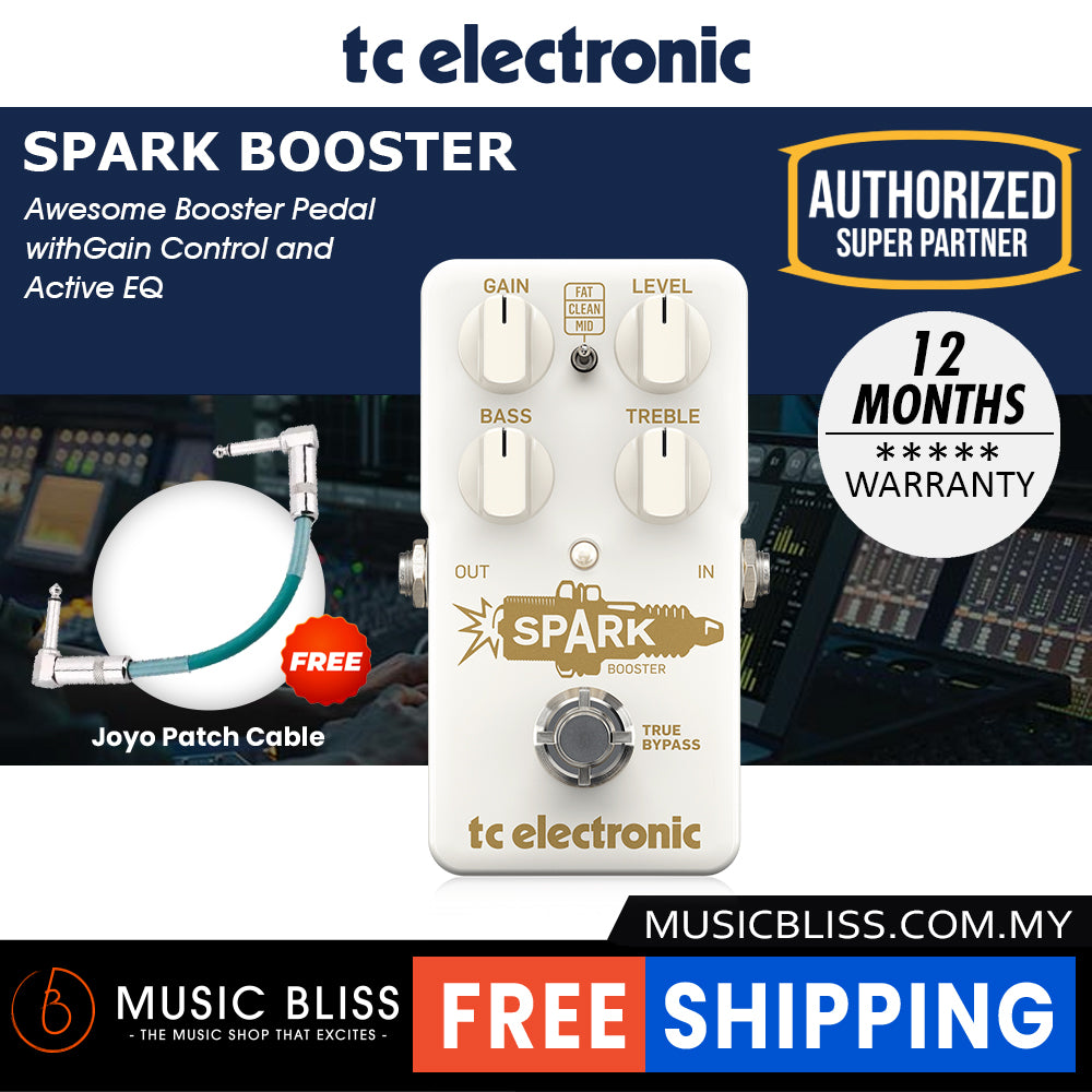 spark boost pedal TC Electronic Spark Booster Guitar Effects Pedal