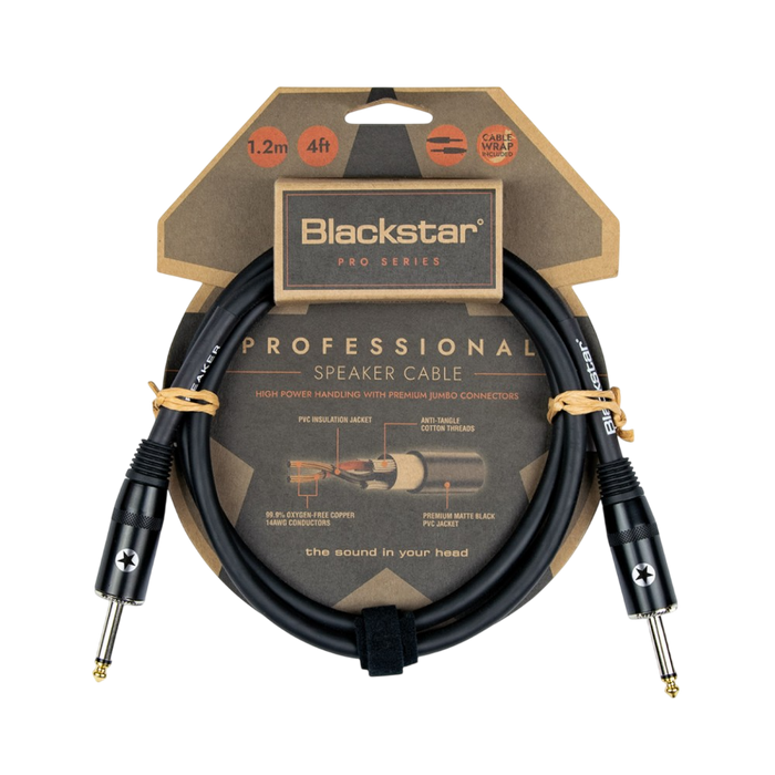 Blackstar SPKCABLE-PRO-1M 4ft Professional Speaker Cable