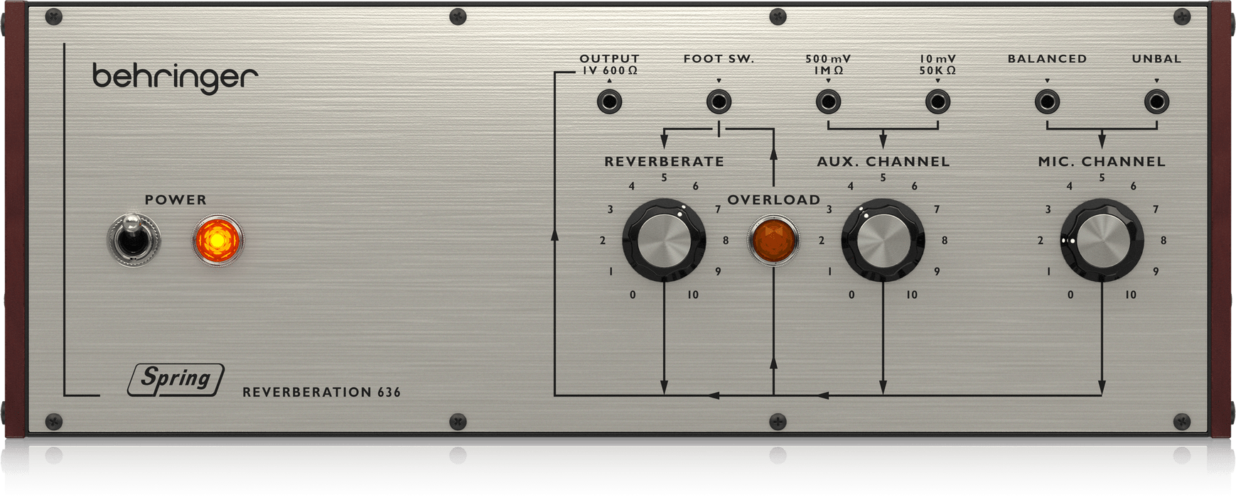 Behringer Spring Reverberation 636 Spring Reverb - Music Bliss Malaysia