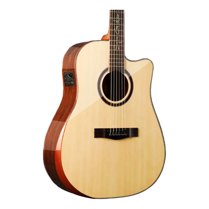 SQOE SQ-CC-SK-E 41" Acoustic Guitar with Sqoe KLT-18A pickup and Arm Bevel