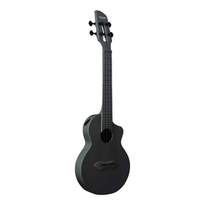 SQOE SQ-U 23'' Carbon Fiber Body Concert Ukulele - Black