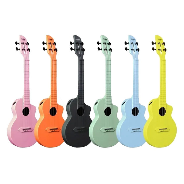 SQOE SQ-U 23'' Carbon Fiber Body Concert Ukulele - Blue