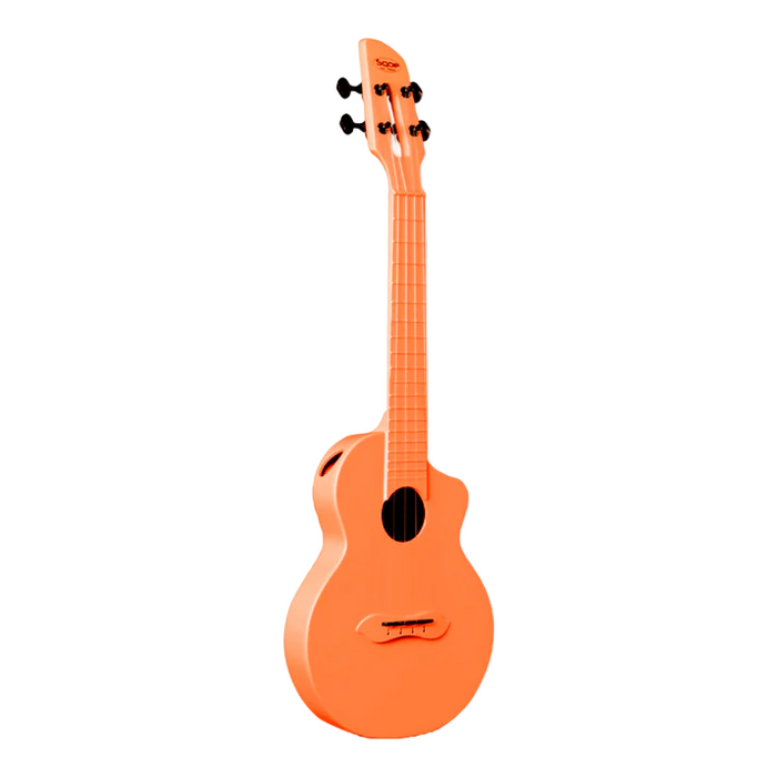 SQOE SQ-U 23'' Carbon Fiber Body Concert Ukulele - Orange