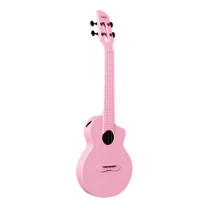 SQOE SQ-U 23'' Carbon Fiber Body Concert Ukulele - Pink
