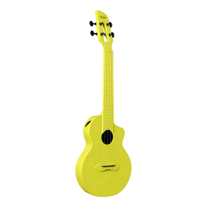 SQOE SQ-U 23'' Carbon Fiber Body Concert Ukulele - Yellow