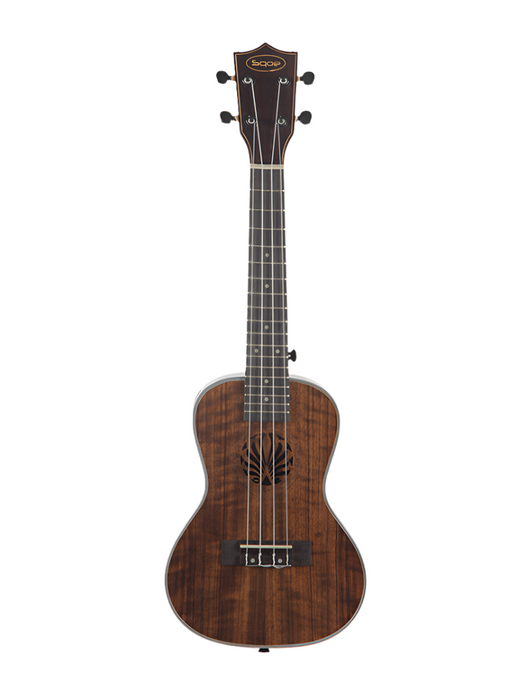 SQOE SQ-UK-24N 24'' Concert Ukulele - All Walnut