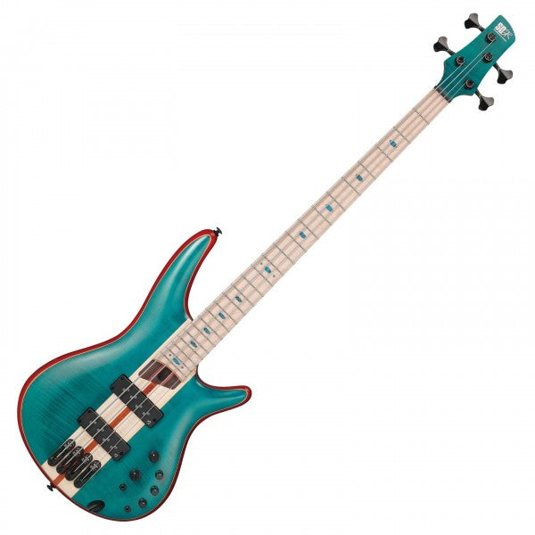 Ibanez Premium SR1420B Bass Guitar - Caribbean Green Low Gloss - Music Bliss Malaysia