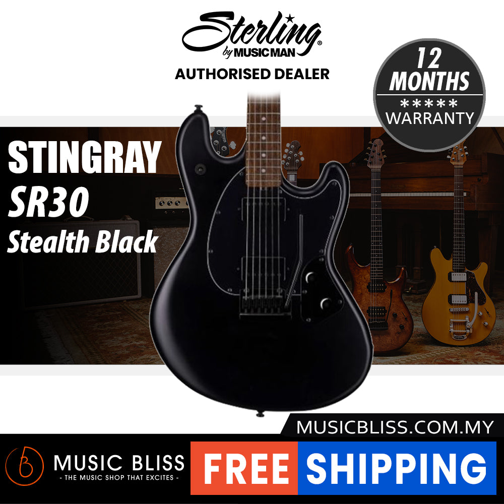 Sterling By Music Man StingRay SR30 Electric Guitar - Stealth
