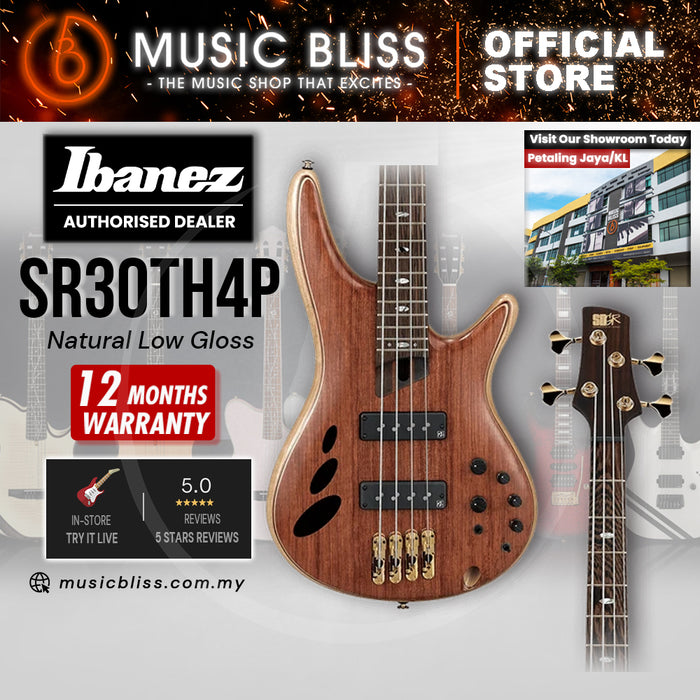 Ibanez SR30TH4P 30th Anniversary Electric Bass Guitar - Natural Low Gloss