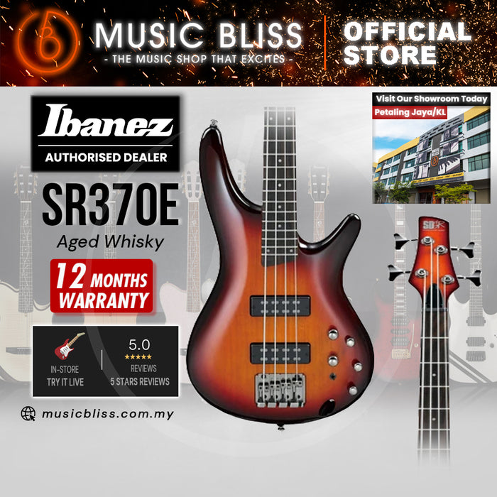 Ibanez Standard SR370E Electric Bass Guitar - Aged Whisky Burst