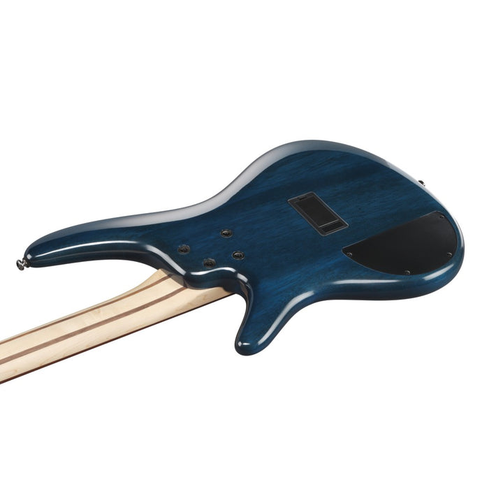 Ibanez SR Standard SR400EQM Electric Bass Guitar - Stained Cosmic Blue Starburst