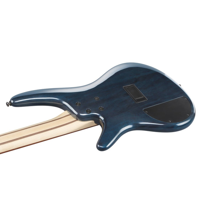 Ibanez SR Standard SR405EQM Electric Bass Guitar - Stained Cosmic Blue Starburst