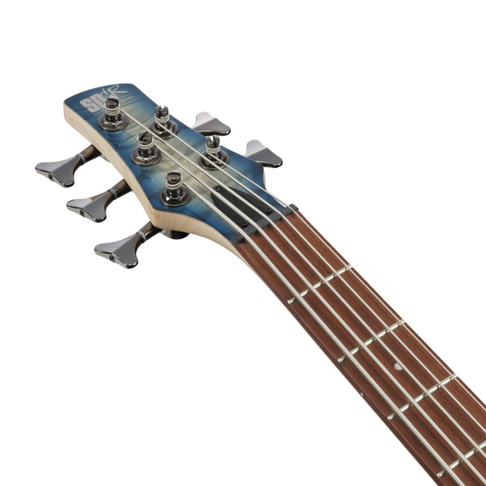 Ibanez SR Standard SR405EQM Electric Bass Guitar - Stained Cosmic Blue Starburst