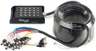 Stagg SSB-30/16X4XH S-Series 30 Meter Stagebox - 16x XLR Female Inputs/4x XLR Male Outputs - Music Bliss Malaysia