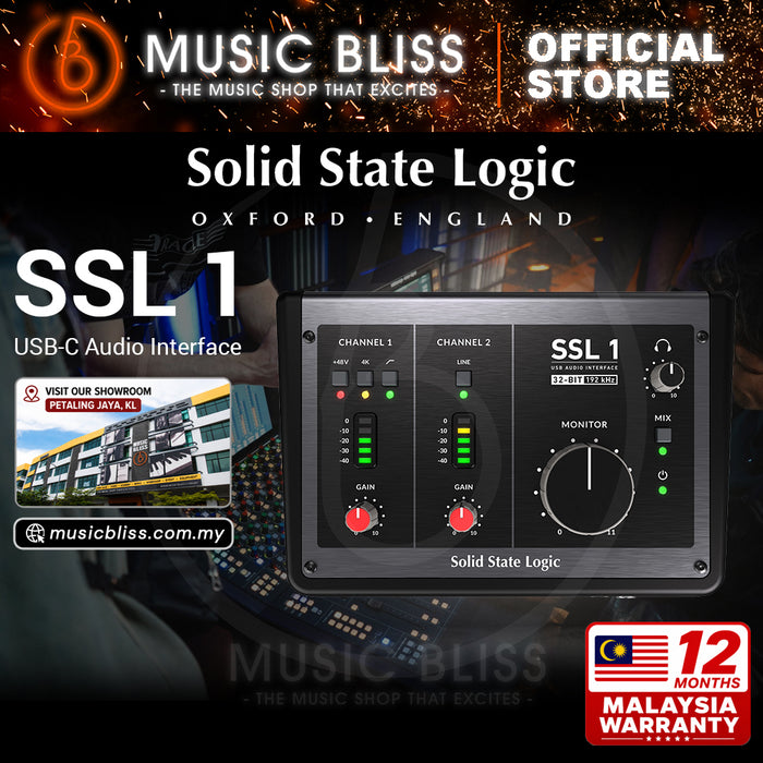 Solid State Logic SSL1 USB-C Audio Interface