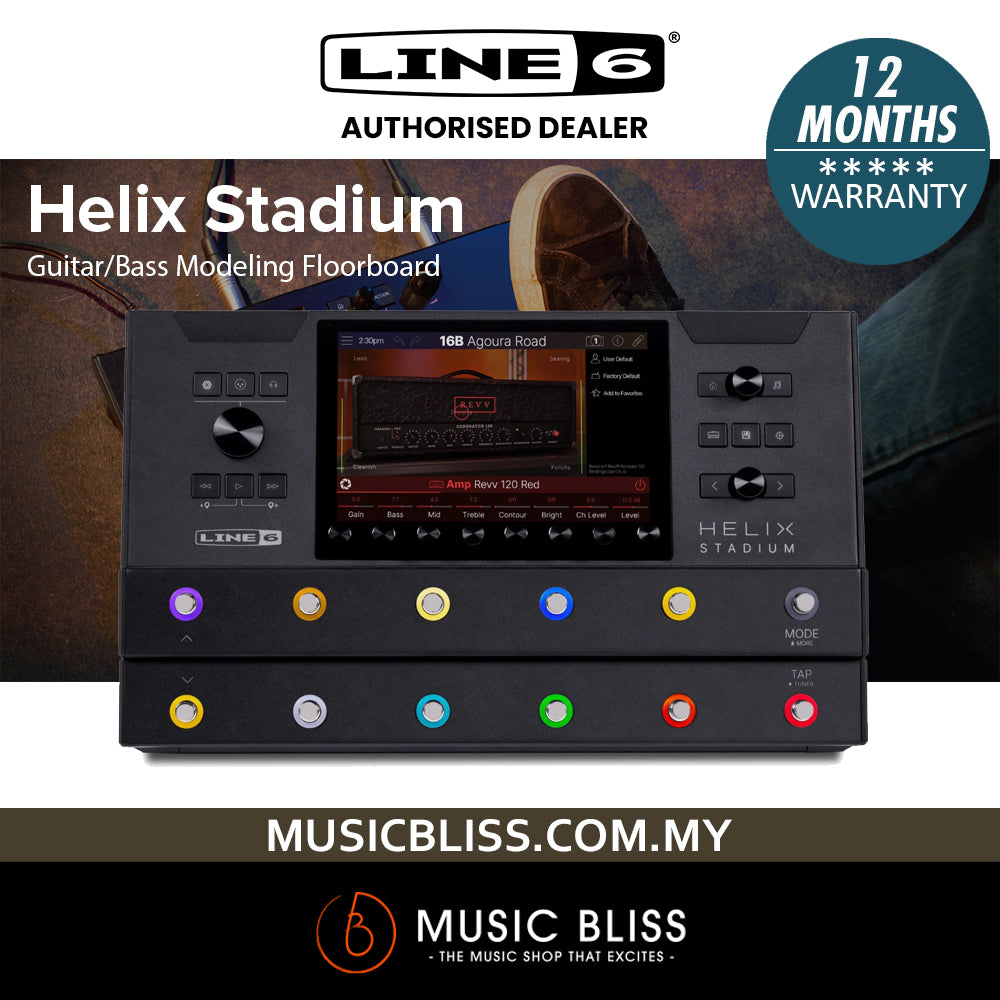 Line 6 Helix Stadium Amp Modeler and FX Processor | Music Bliss Malaysia