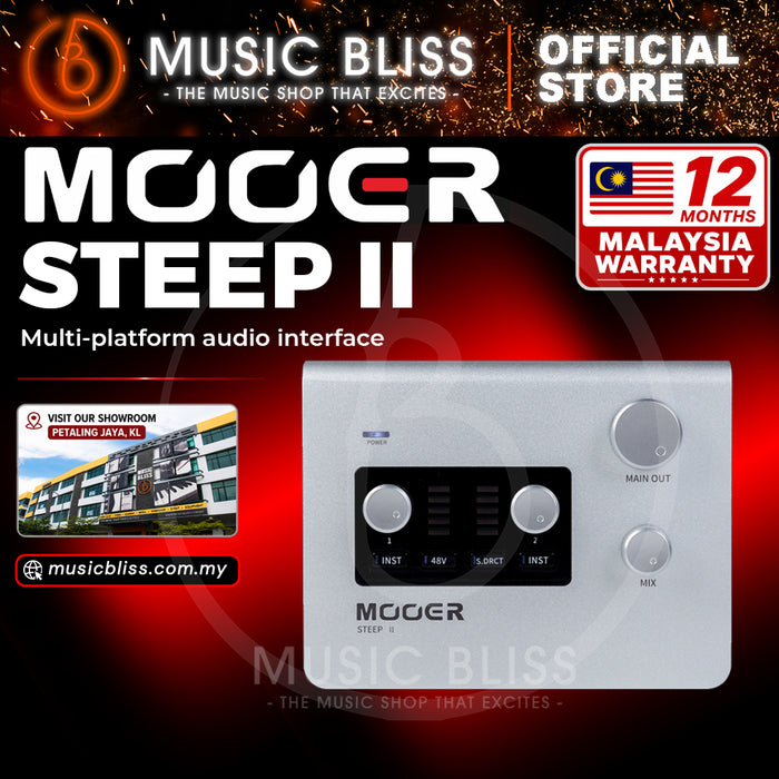 Mooer STEEP II 2-in/2-out USB Audio Interface