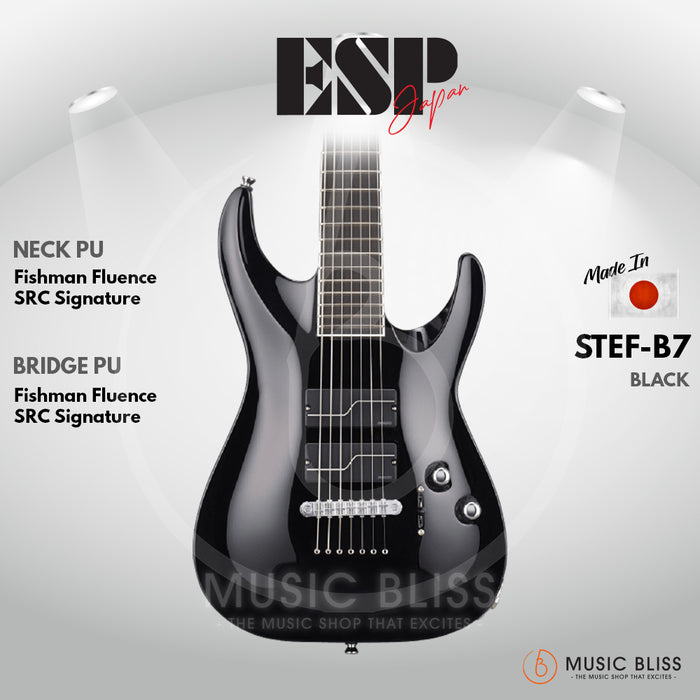 ESP Original STEPHEN CARPENTER STEF-B7 7-String - Black