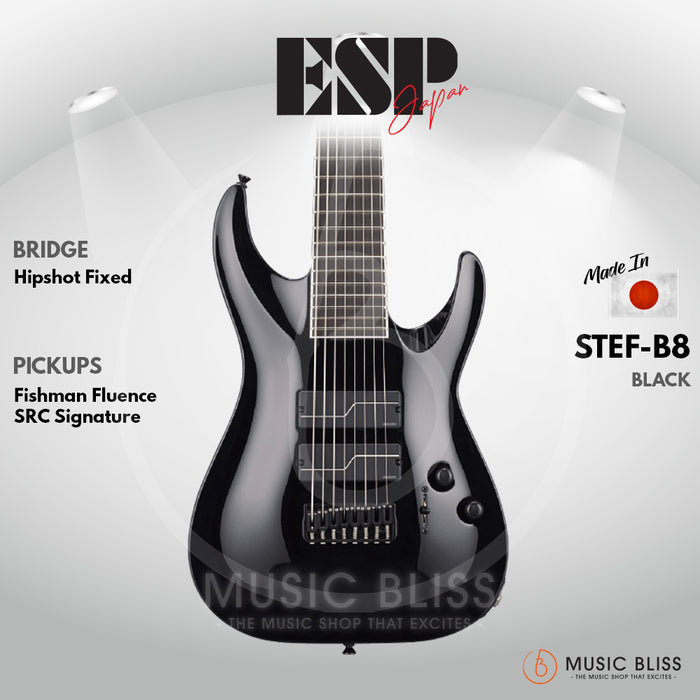 ESP Original STEPHEN CARPENTER STEF-B8 8-string - Black [MIJ - Made In Japan]