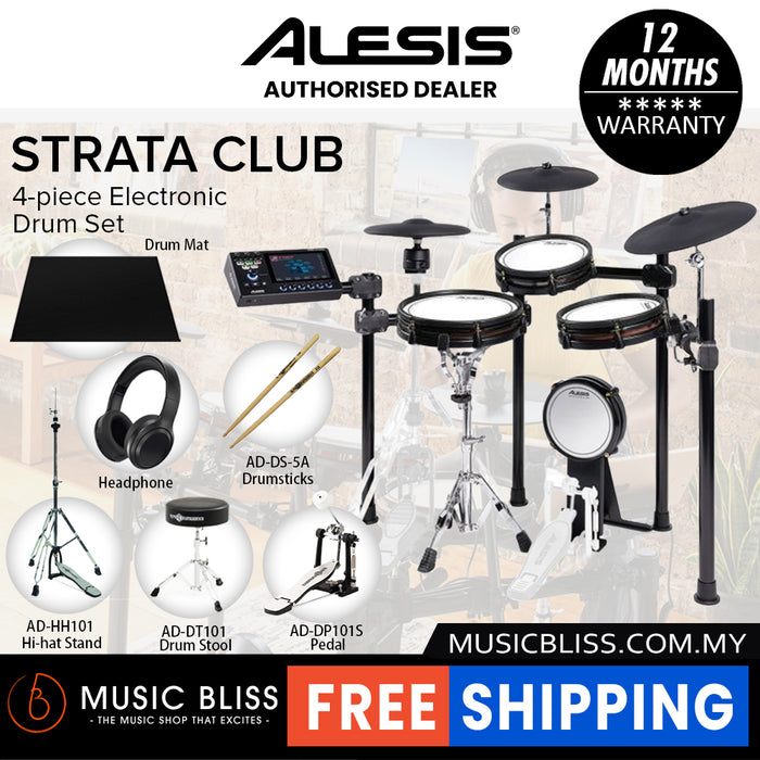 Alesis Strata Club 4-piece Electronic Drum Set