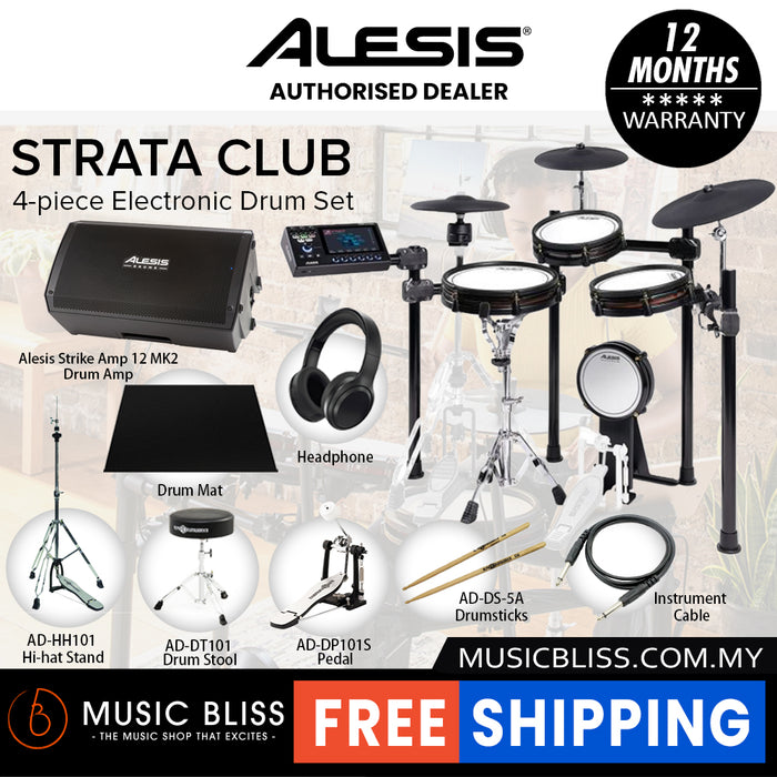 Alesis Strata Club 4-piece Electronic Drum Set