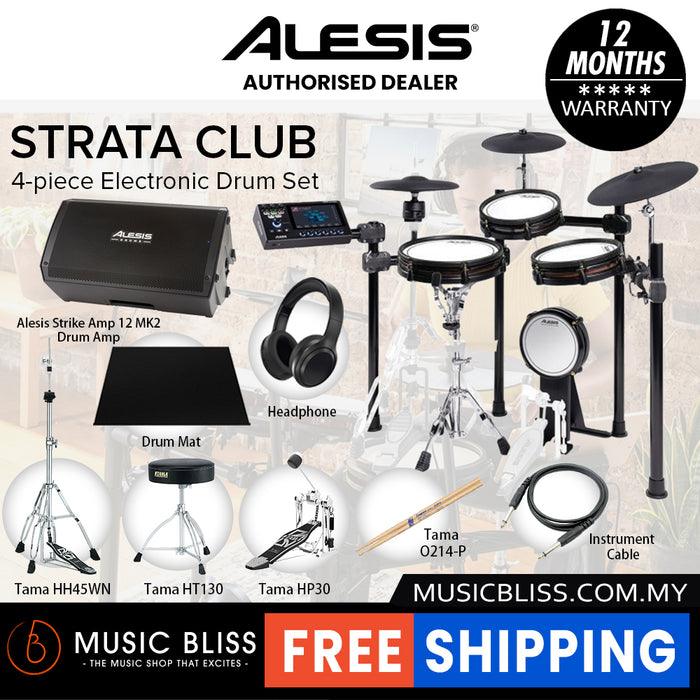 Alesis Strata Club 4-piece Electronic Drum Set
