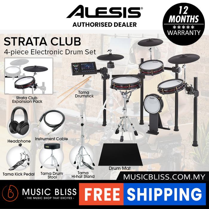Alesis Strata Club 4-piece Electronic Drum Set