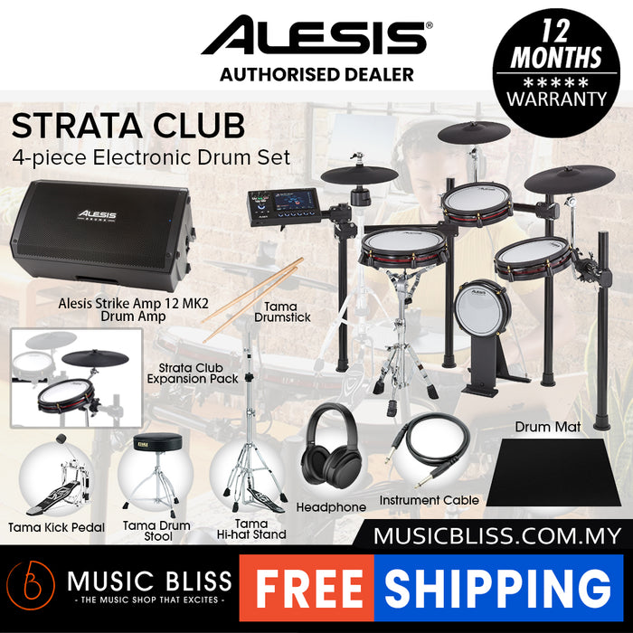 Alesis Strata Club 4-piece Electronic Drum Set