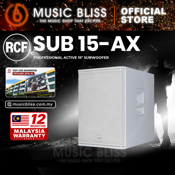 RCF SUB 15-AX 2200W 15" Active Subwoofer - White