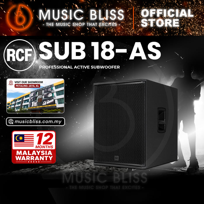 RCF SUB 18-AS 2200W 18" Powered Subwoofer