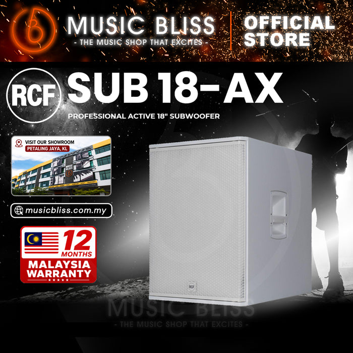 RCF SUB 18-AX 2200W 18" Active Subwoofer - White