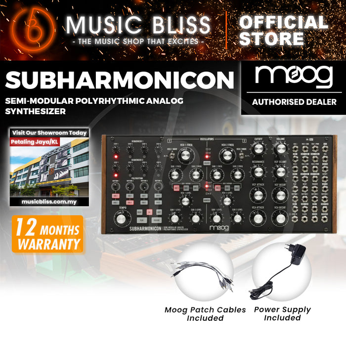 Moog Subharmonicon Semi-Modular Polyrhythmic Analog Synthesizer