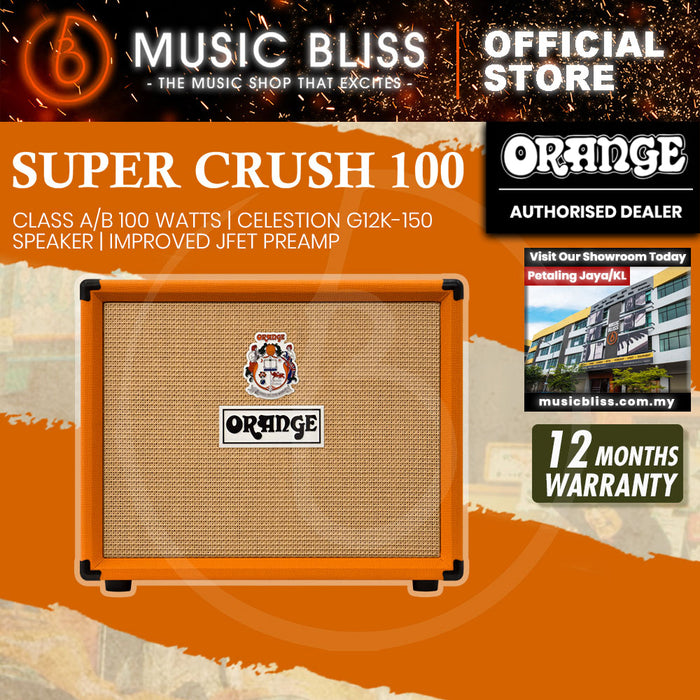 Orange Super Crush 100 - 100-watt Solid-state 1 x 12" Combo - Orange